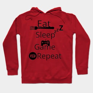 Eat, sleep, game, repeat Hoodie